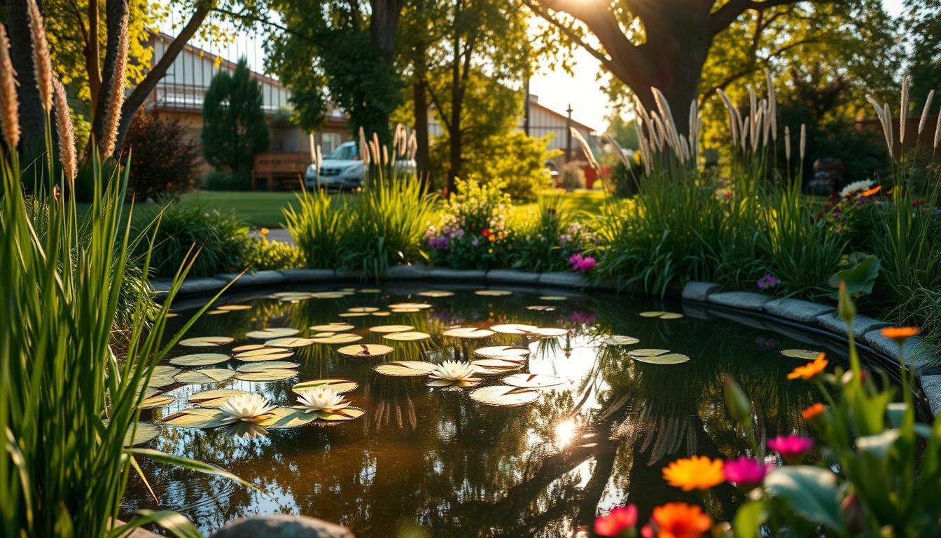 Oczko wodne w ogrodzie