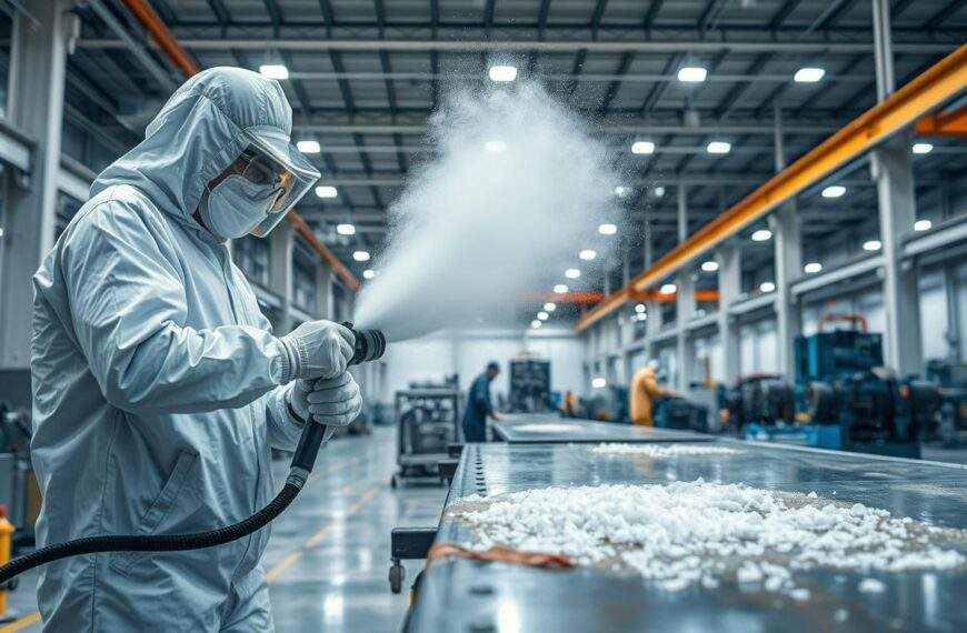 Czyszczenie suchym lodem