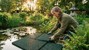 Bezpieczne pułapki na drapieżniki w oczku wodnym chroniące ryby