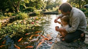 Karmienie ryb w oczku wodnym: najlepsze praktyki i rodzaje pokarmów