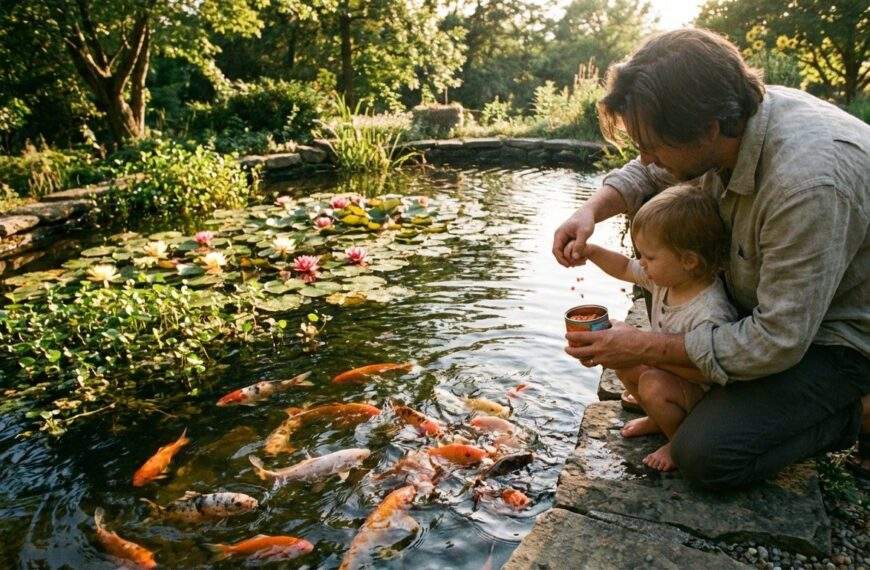Karmienie ryb w oczku wodnym: najlepsze praktyki i rodzaje pokarmów
