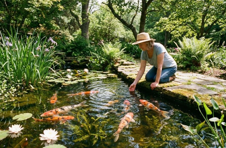 Rośliny do oczka wodnego a ryby: idealne połączenie