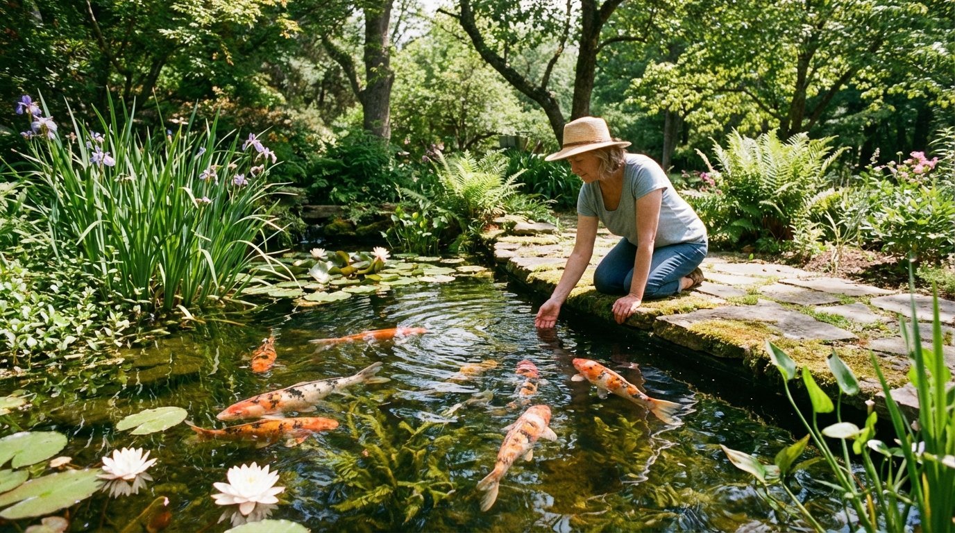 Rośliny do oczka wodnego a ryby: idealne połączenie