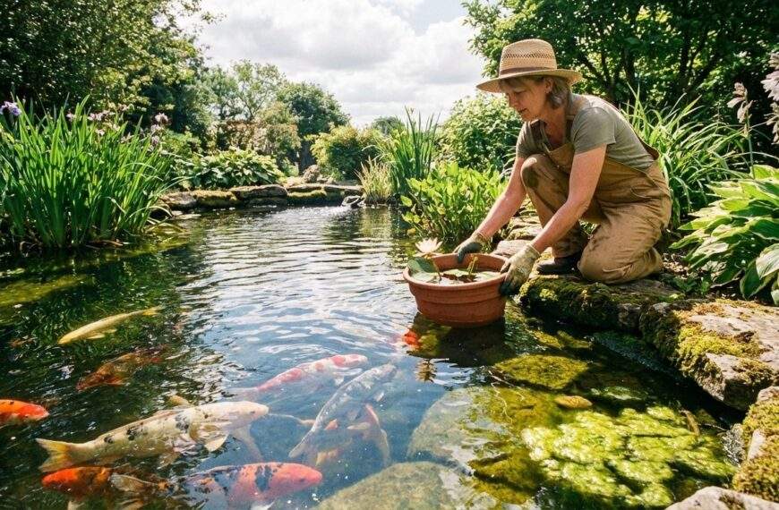 Ryby a glony w oczku wodnym: naturalne metody kontroli