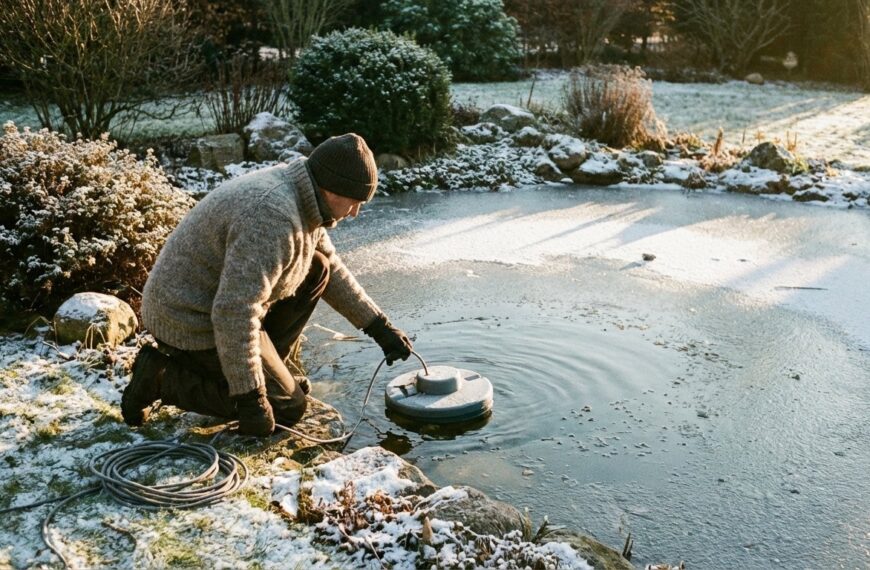 Zimowanie ryb w oczku wodnym: przygotowanie i ochrona przed mrozem