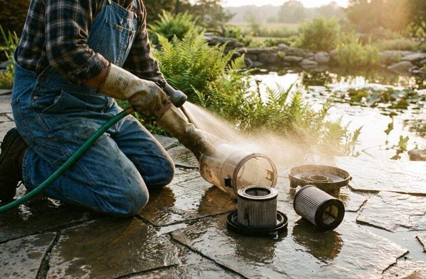 Jak czyścić i konserwować odkurzacz do oczka wodnego po pracy