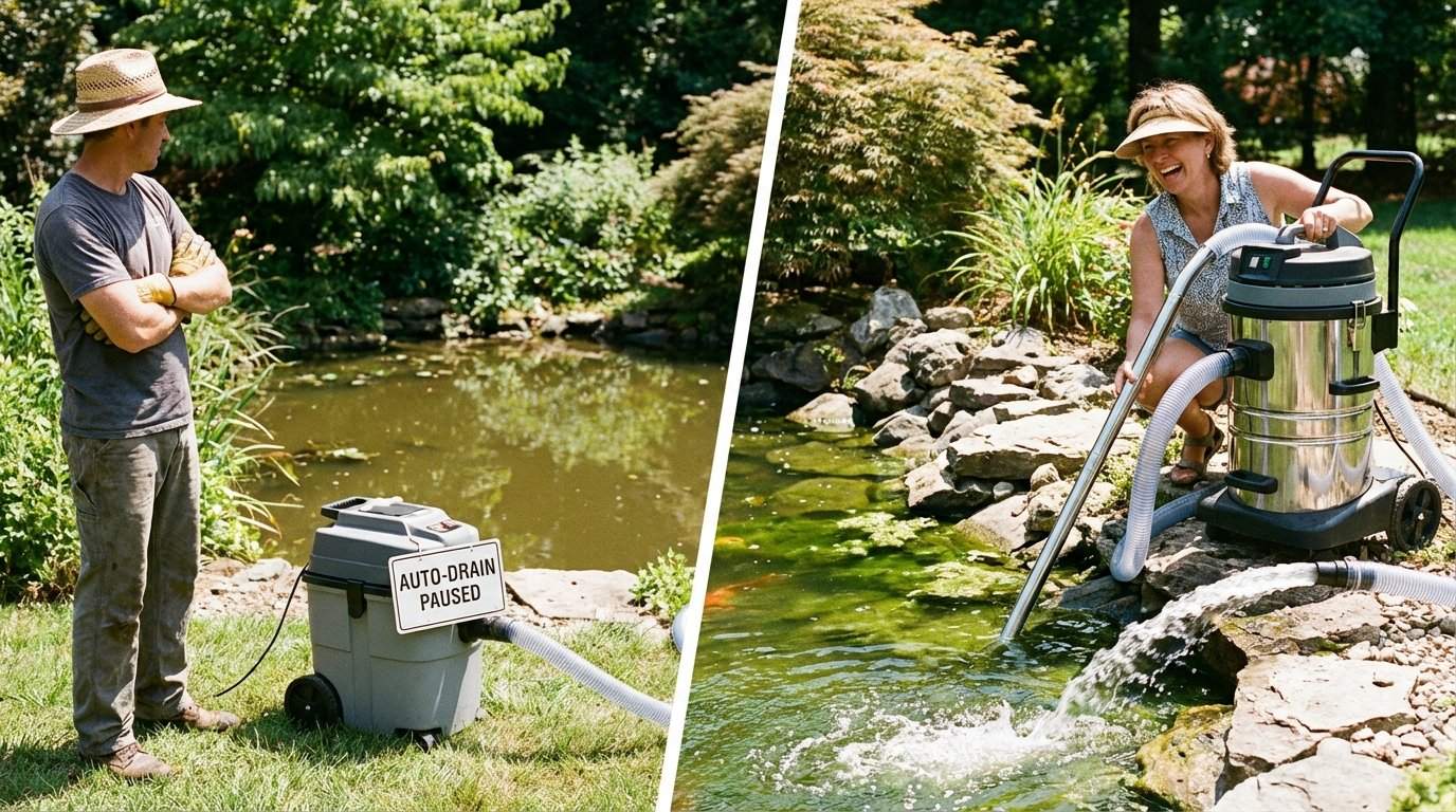 Różnice między odkurzaczami jedno- i dwukomorowymi do stawu