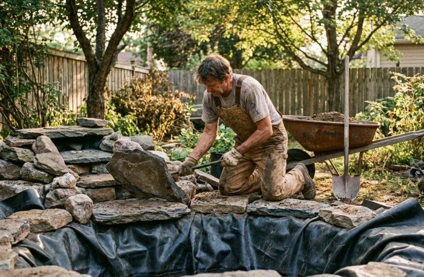 Budowa kaskady ogrodowej krok po kroku: kompletny poradnik dla początkujących