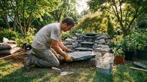 Czy łupek elewacyjny nadaje się do budowy kaskady i jak go zabezpieczyć?