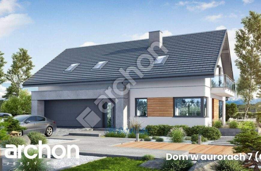 Oto projekt dla miłośników nowoczesnej elegancji i wygody – poznaj Dom w aurorach 7&hellip;