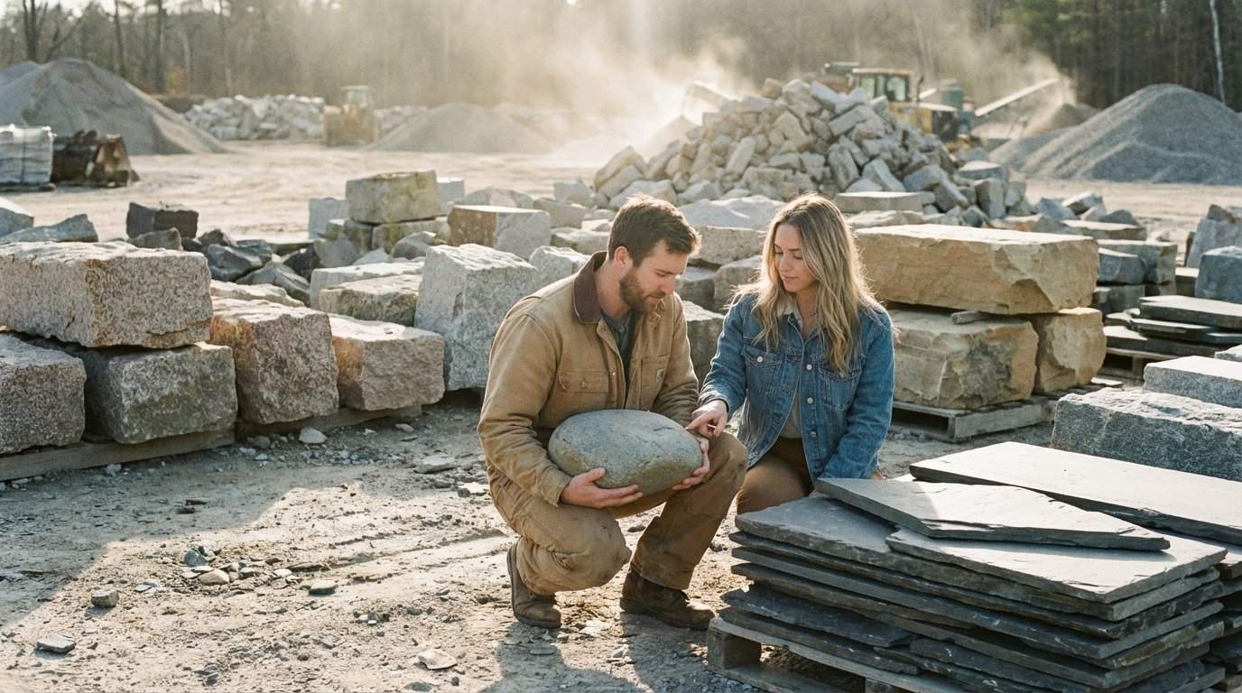 Gdzie kupić i jak znaleźć odpowiednie kamienie do budowy oczka wodnego?