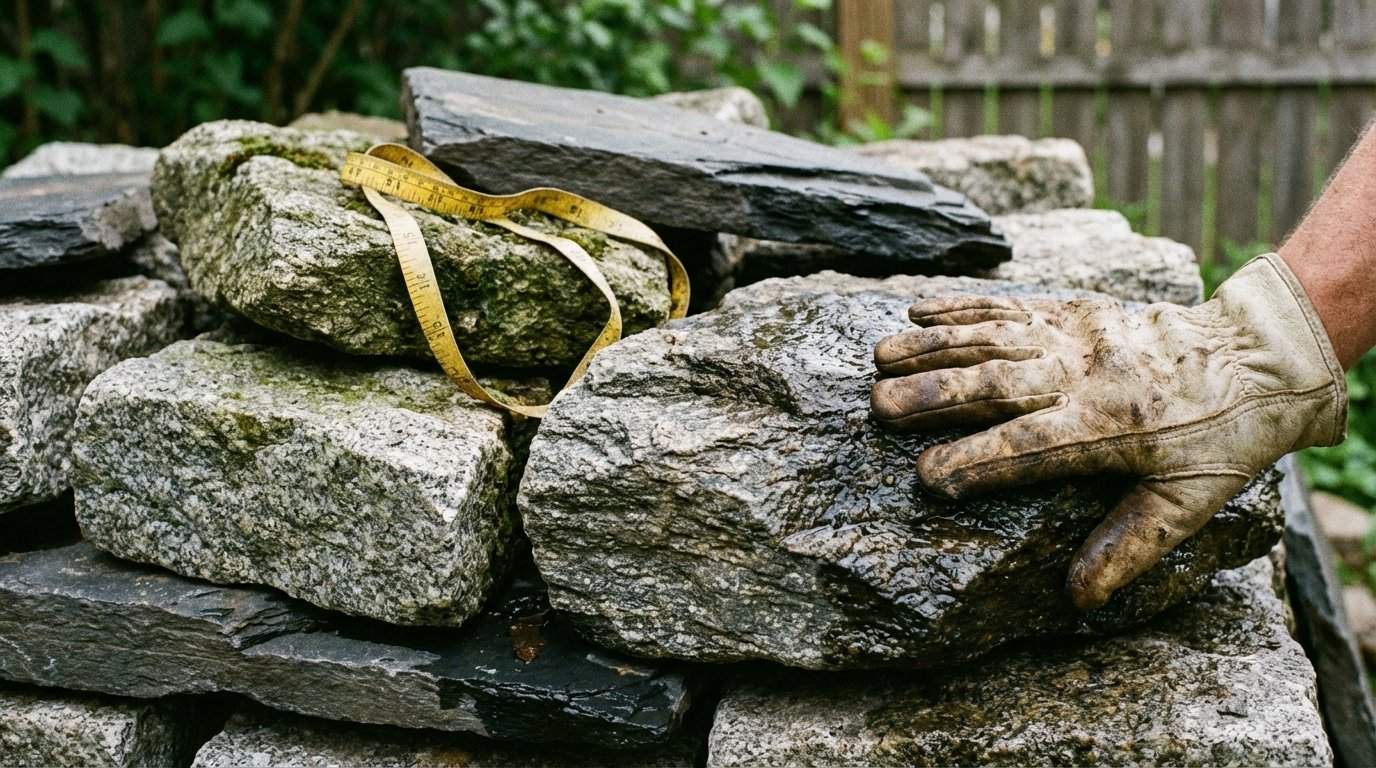 Ile kamienia potrzeba na budowę kaskady ogrodowej o średniej wielkości?