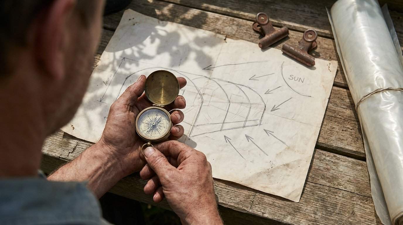 Jak ustawić tunel foliowy względem słońca i zaplanować jego montaż?