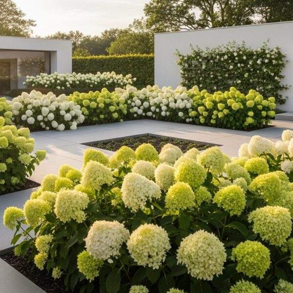 Nowoczesny ogród z hortensjami: zasady doboru odmian i kwasowości