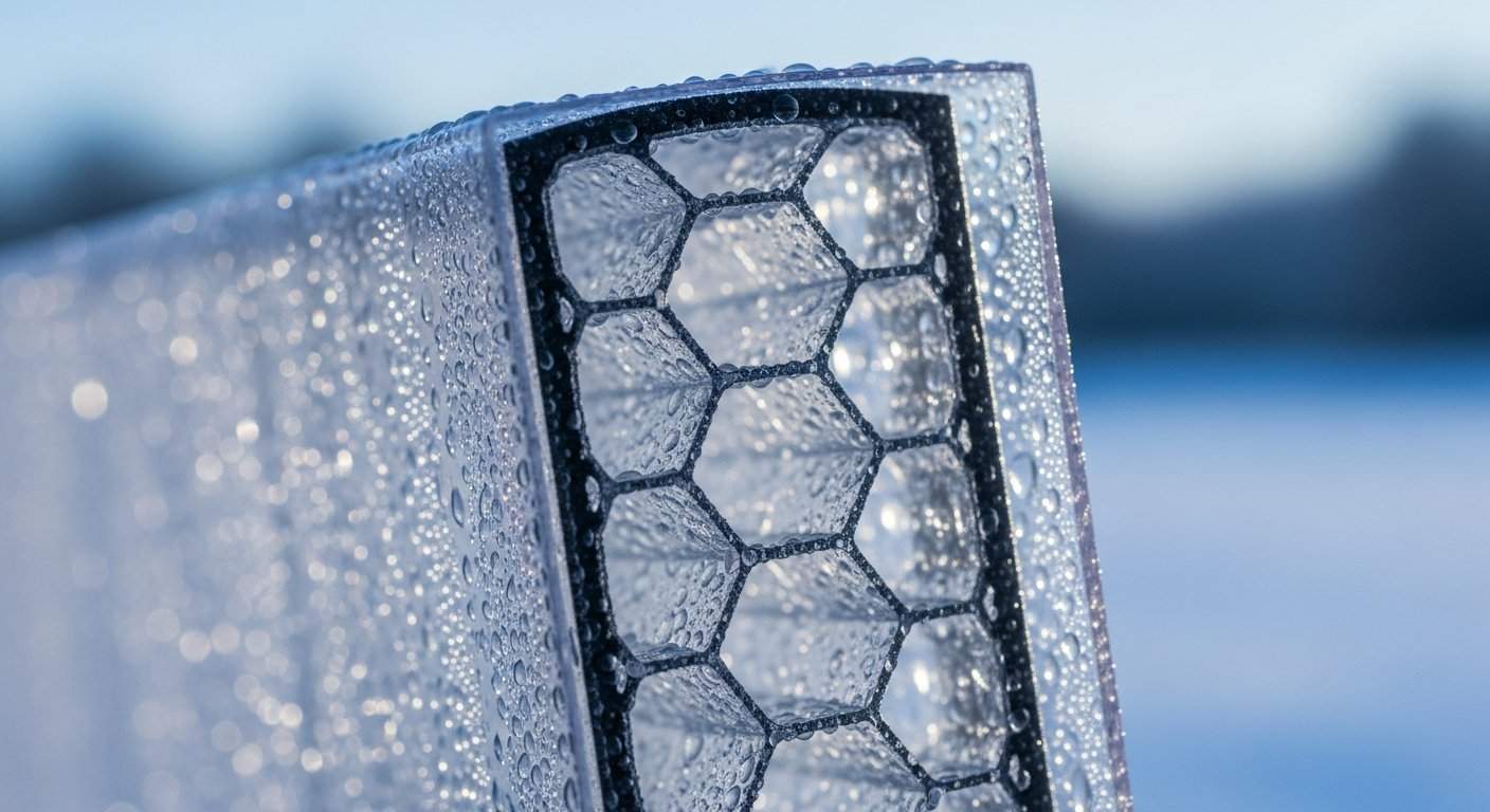 Ogród zimowy z poliwęglanu: izolacyjność cieplna a grubość płyt